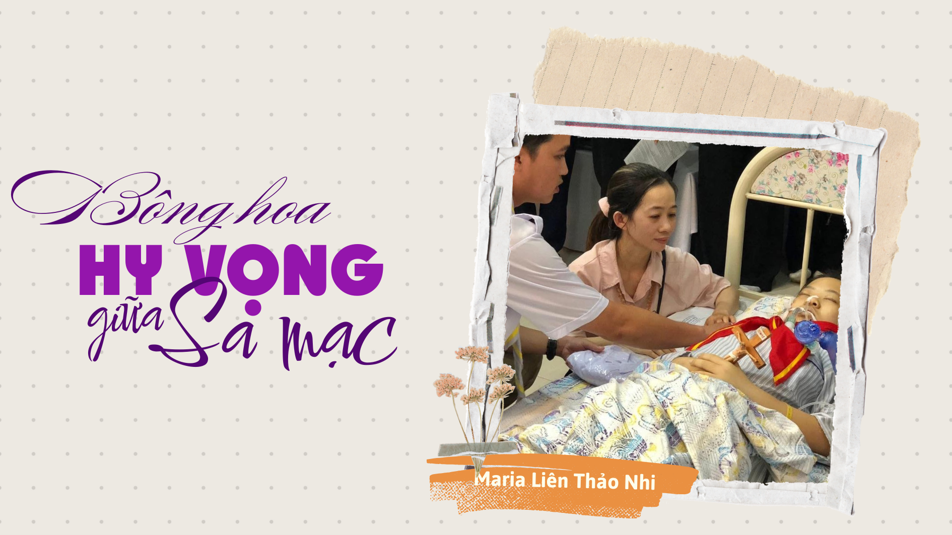 Bông hoa HY VỌNG giữa Sa mạc
